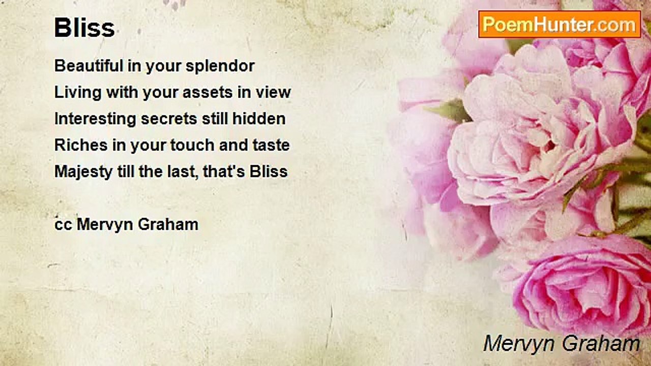 Mervyn Graham - Bliss