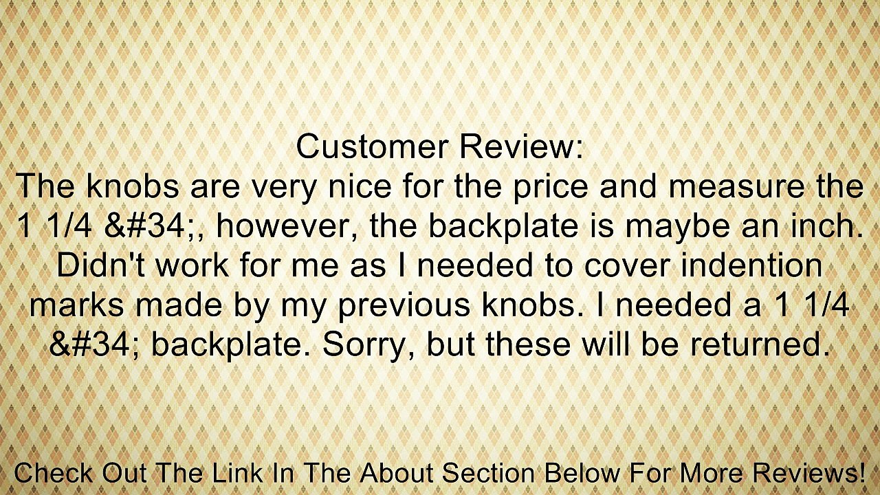 Amerock BP53012-G10 Satin Nickel Traditional Ring Cabinet Hardware Knob, 1-1/4 Inch Diameter - 25 Pack