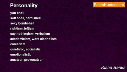 Kisha Banks - Personality