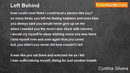 Cynthia Silvera - Left Behind