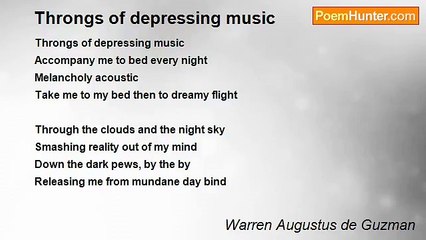 Warren Augustus de Guzman - Throngs of depressing music