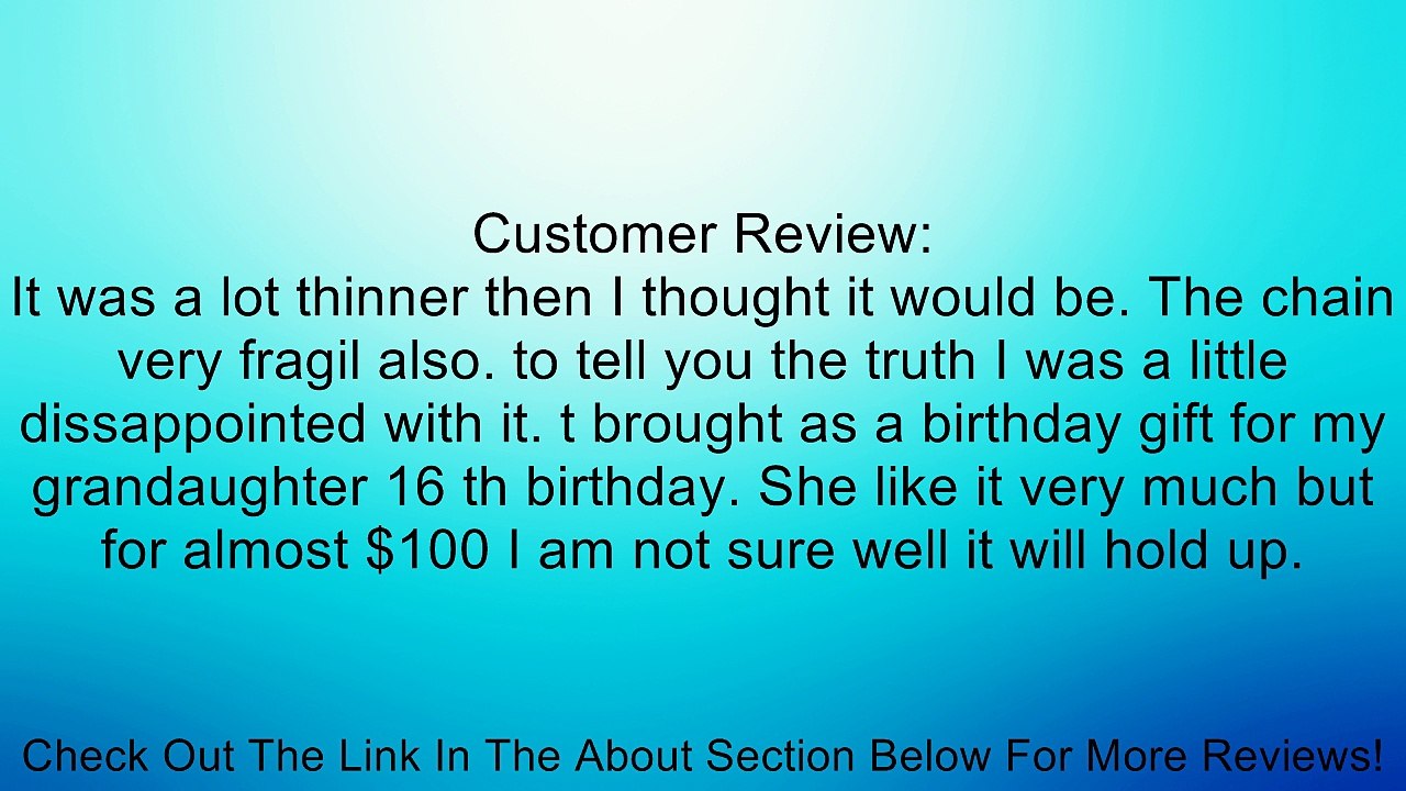 Duragold 14k Yellow Gold Filigree Cross Pendant Necklace, 19.13'' Review