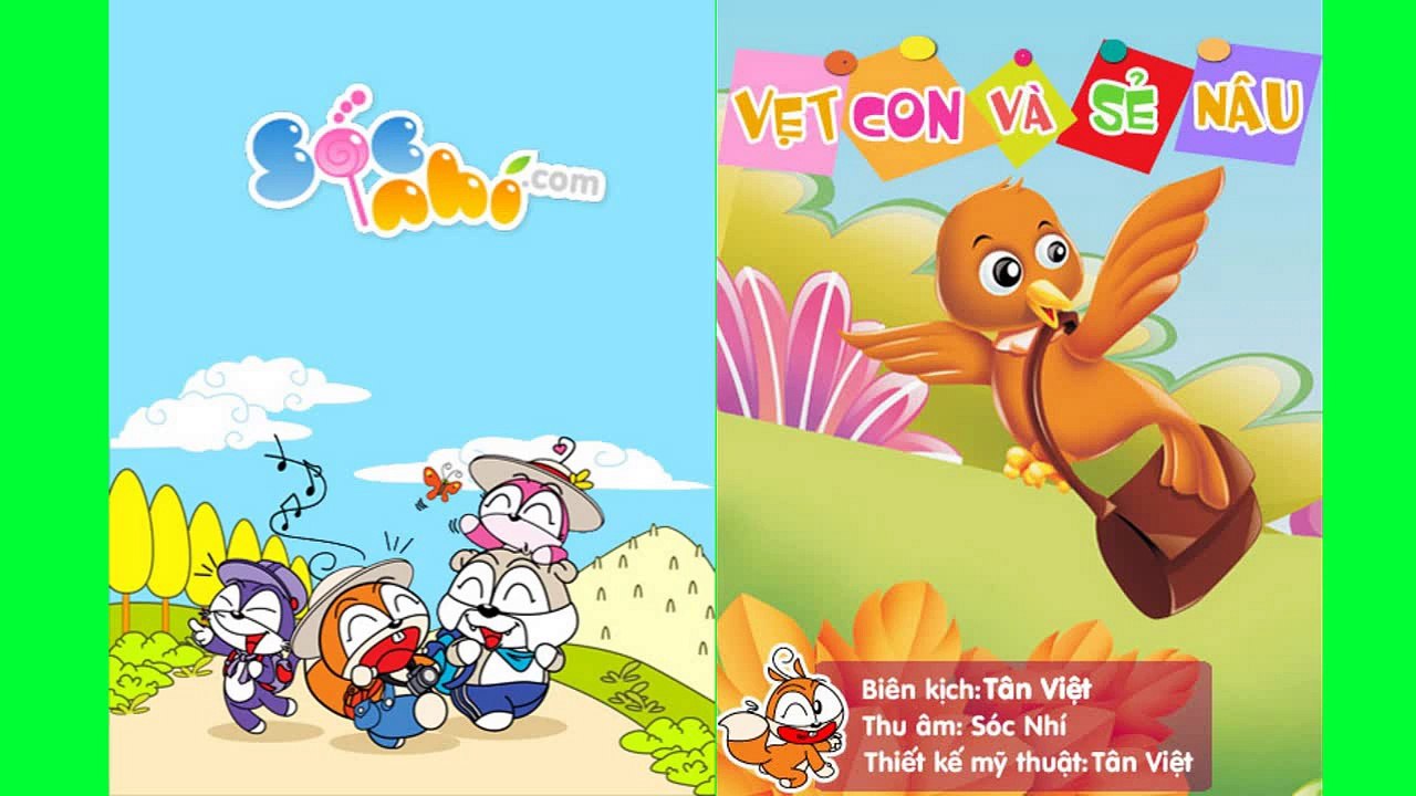 Chuyện thiếu nhi -  Vẹt Con Và Sẻ Nâu - t.thuymien.com