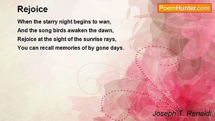Joseph T. Renaldi - Rejoice