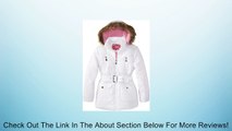 Dollhouse Big Girls'  Long Belted Bubble Jacket, White, 16 Review