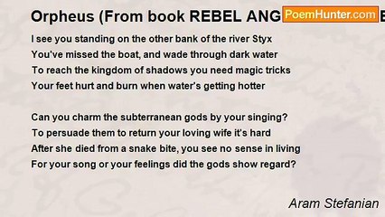 Aram Stefanian - Orpheus (From book REBEL ANGELS AND ALIEN DEMONS)