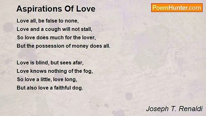 Joseph T. Renaldi - Aspirations Of Love