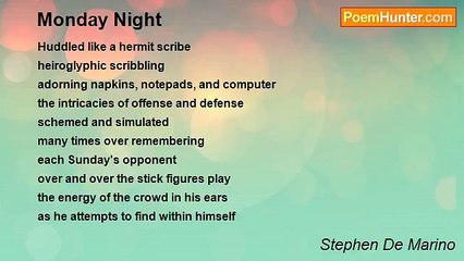 Stephen De Marino - Monday Night