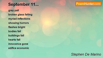 Stephen De Marino - September 11...