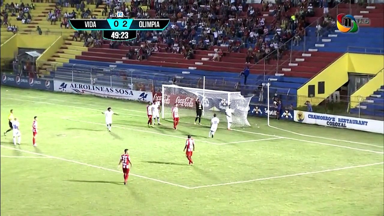 Goles Vida vs Olimpia 2-4 (08/11/2014)