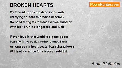 Aram Stefanian - BROKEN HEARTS