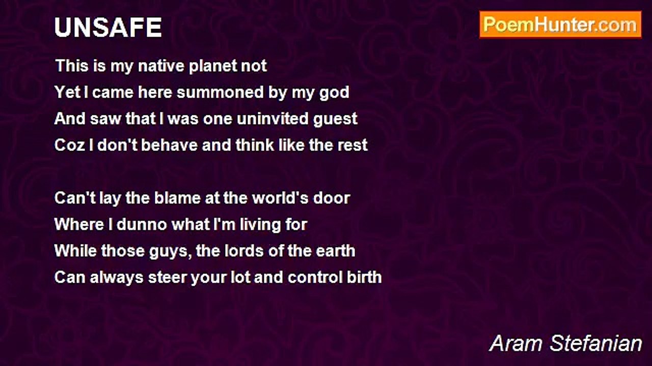 Aram Stefanian - UNSAFE