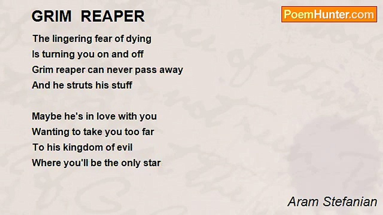 Aram Stefanian - GRIM  REAPER