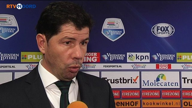 Trainer Van de Looi vond zijn ploeg niet alert genoeg - RTV Noord