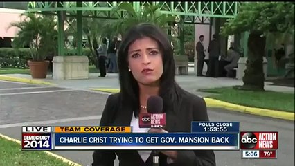 Man Wearing Lucha Libre Mask Interrupts Reporter