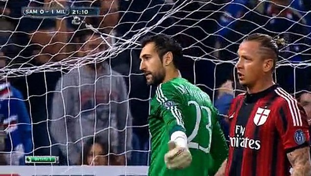 14 SA11 SAMPDORIA AC MILAN ( 1ère mi-temps )