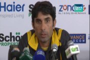 Misbah vows to better performance against new zealand