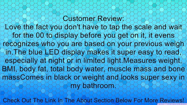 Surpahs Sense-ON Multifunction Digital Body Fat Scale w/ 8 Users Auto Recognition