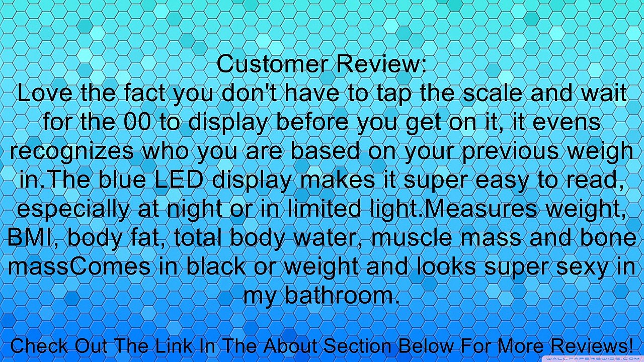 Surpahs Sense-ON Multifunction Digital Body Fat Scale w/ 8 Users Auto Recognition