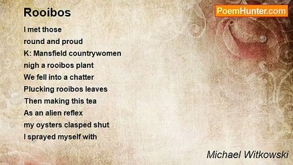Michael Witkowski - Rooibos