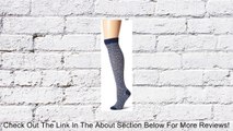 PACT Women's North Star Knee Socks, Navy, One Size