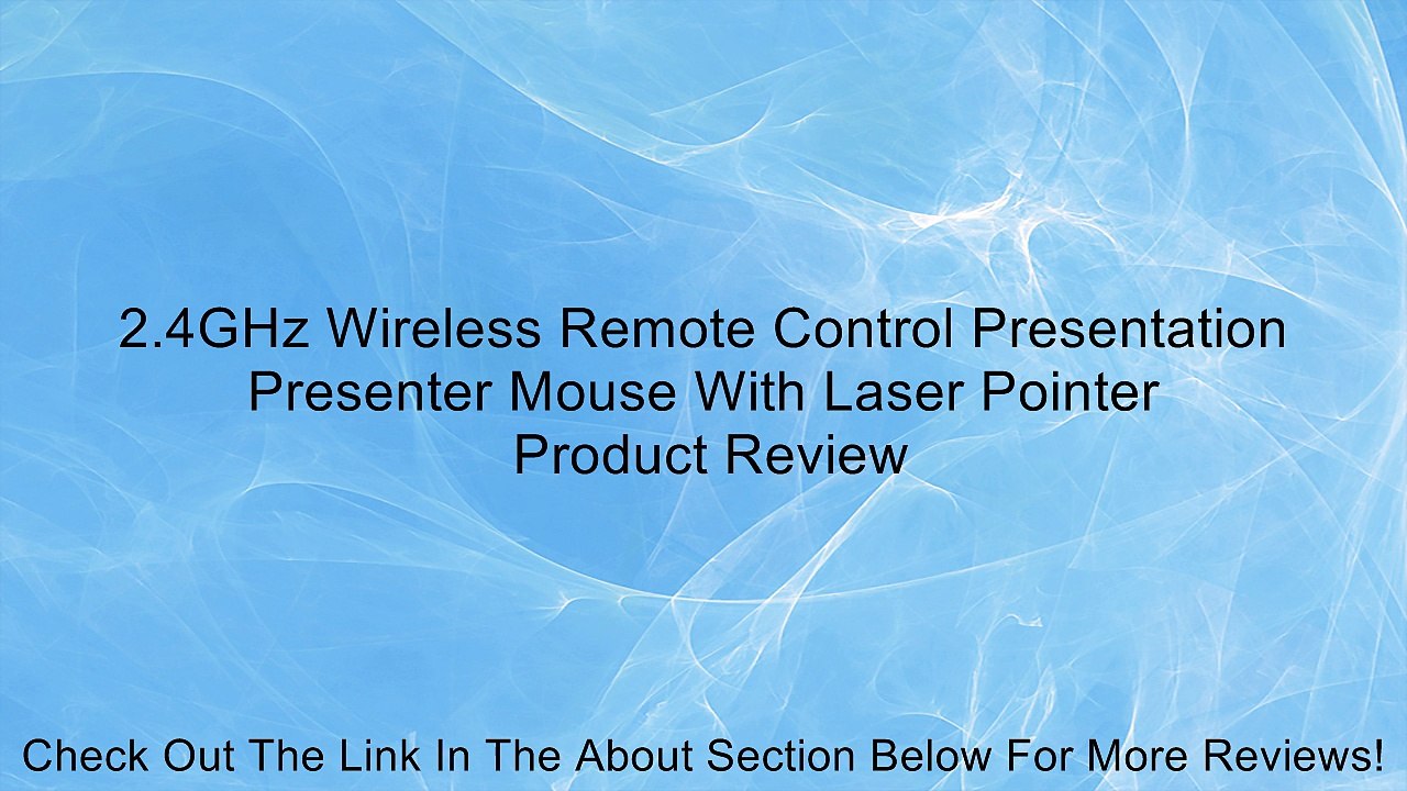 2.4GHz Wireless Remote Control Presentation Presenter Mouse With Laser Pointer
