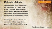 Professor Poetry Hound - Molecule of Christ