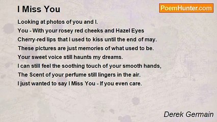 Derek Germain - I Miss You