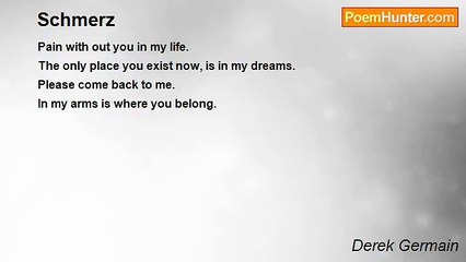 Derek Germain - Schmerz