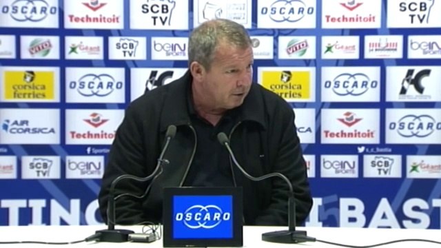 Rolland Courbis après SC Bastia 2-0 MHSC (13ème journée L1)