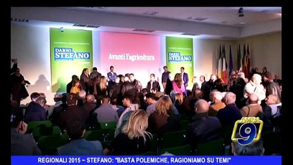 REGIONALI 2015 | Stefàno: "Basta polemiche, ragioniamo su fatti"