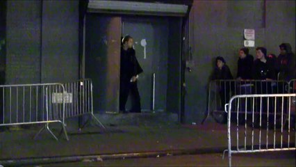 Rob and FKA Twigs leaving her concert in NY,8/11/2014