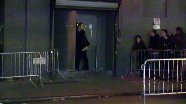 Rob and FKA Twigs leaving her concert in NY,8/11/2014