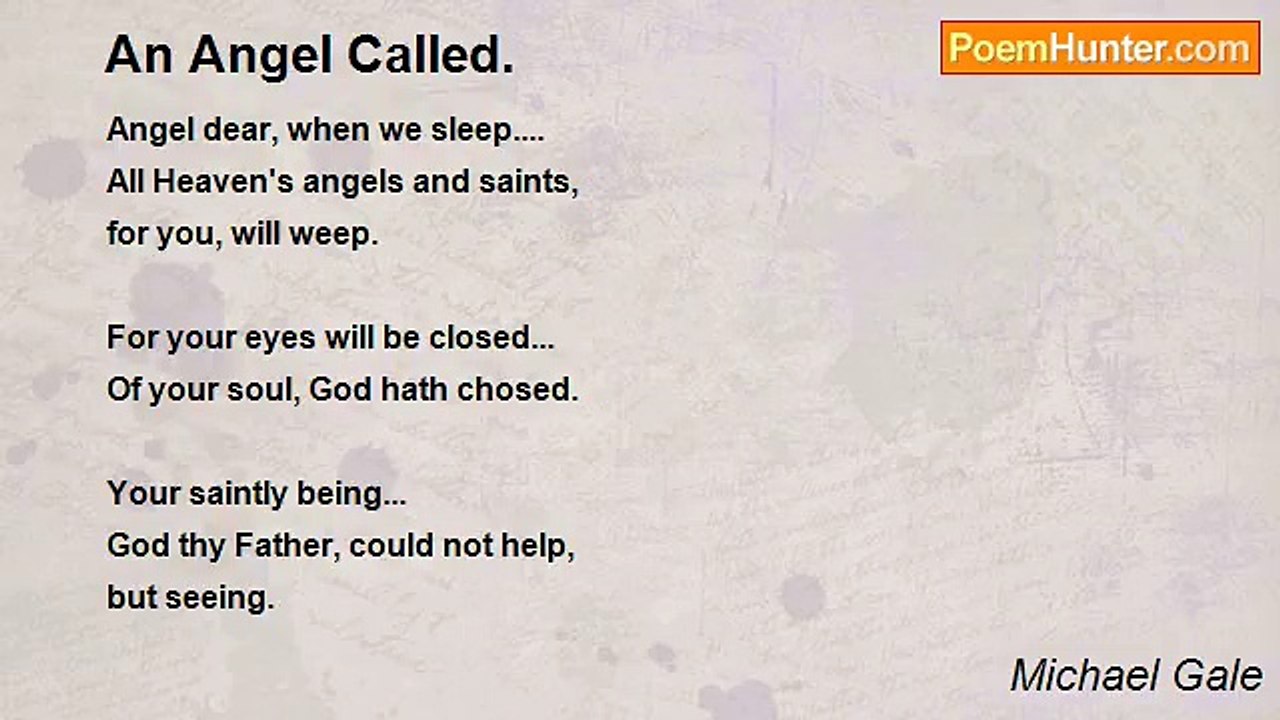Michael Gale - An Angel Called.