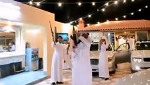 Arab Celebration wedding with Guns Firing
