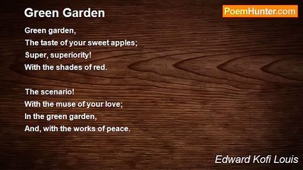 Edward Kofi Louis - Green Garden