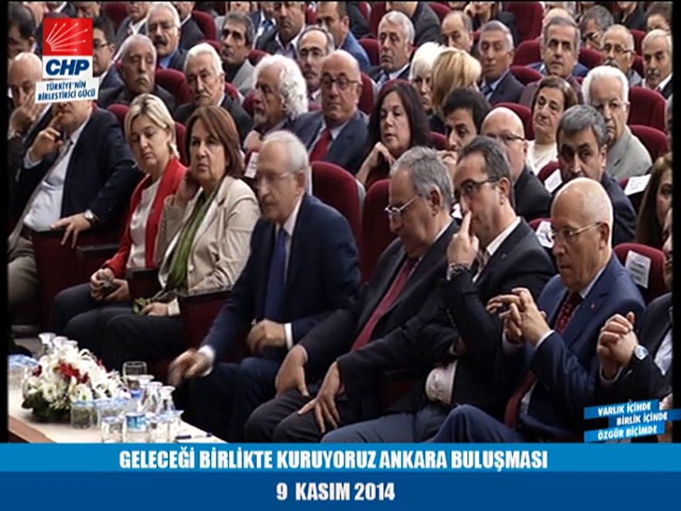 GELECEĞİ BİRLİKTE KURUYORUZ ANKARA BULUŞMASI 09/11/2014
