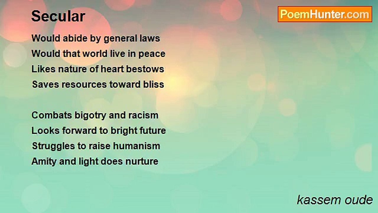 kassem oude - Secular