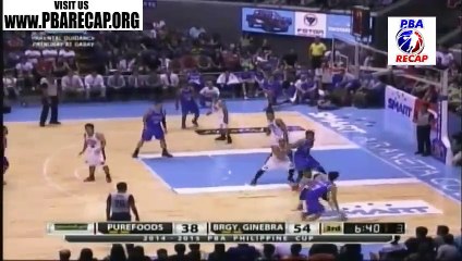 PUREFOODS VS Brgy. Ginebra [3rd QUARTER] - November 9, 2014 (REPLAY)
