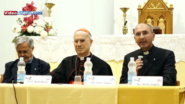 200 anni di Don Bosco: conferenza ad Andria con il Cardinale Bertone