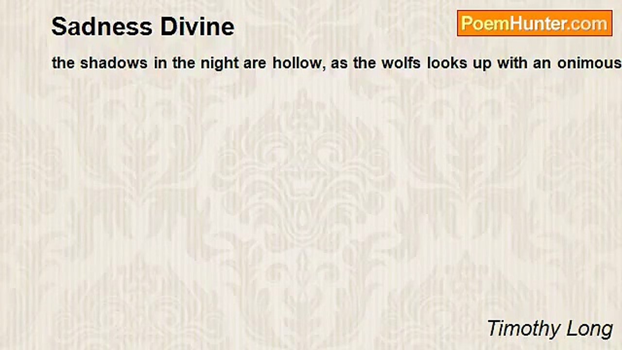 Timothy Long - Sadness Divine
