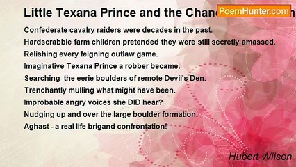 Hubert Wilson - Little Texana Prince and the Chance Musterman Gang