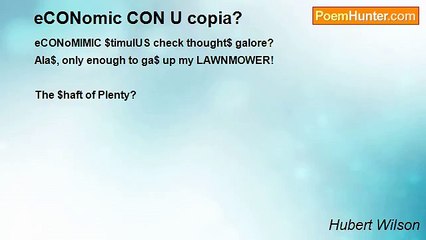 Hubert Wilson - eCONomic CON U copia?