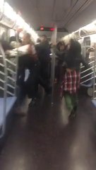 Grosse altercation dans le métro à New York