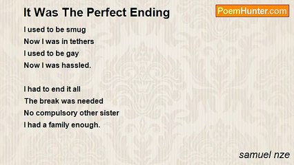 samuel nze - It Was The Perfect Ending