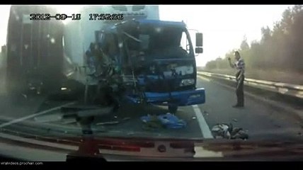 very strange accident