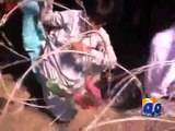 PTI supporters beaten by organizers at RYK rally-Geo Reports-09 Nov 2014