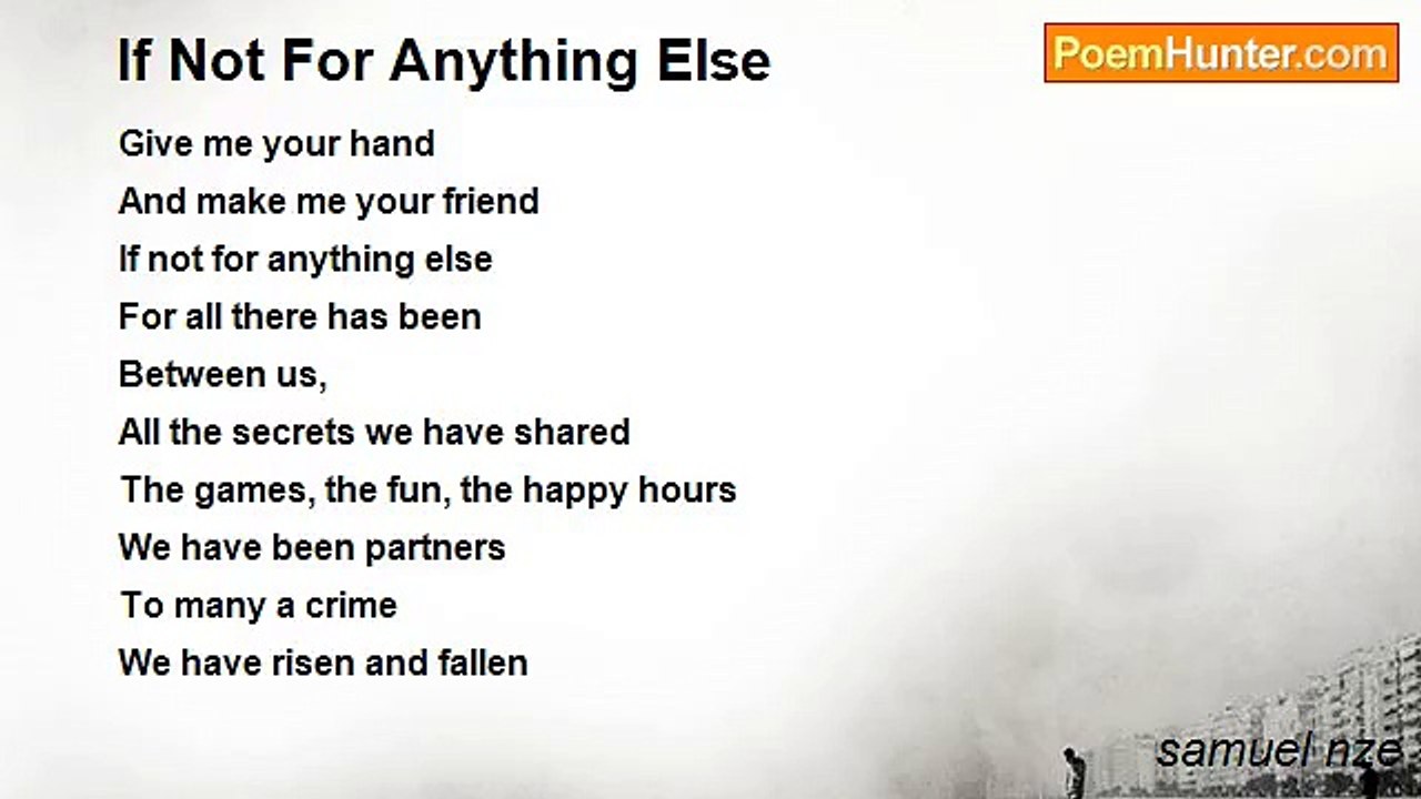 samuel nze - If Not For Anything Else
