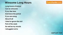 samuel nze - Winsome Long Hours