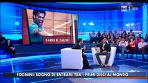Fabio Fognini a La Vita in Diretta